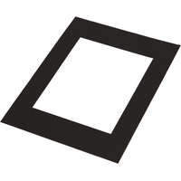 FOCUS Focus Képkeret - Passepartout (40x60) - Fekete
