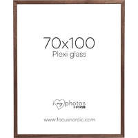FOCUS Focus Soul képkeret - diófa furnér (70x100) plexi
