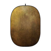 GODOX Godox Szürkésnarancs-Absztrakt Mintás Fotó-Stúdió Háttér -150x200 cm Összecsukható