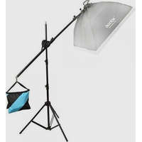 GODOX Godox LB02 180/ 265cm C-Stand Fotóállvány -Vaku/ Derítő/ LED Lámpa-Tartó Kamera Stúdió-Boom Állvány