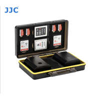 JJC JJC Multifunkciós univerzális akkumulátor és memóriakártya tok -2db akkumulátor, 2db SD, 4db micro SD, 2db XQD