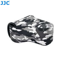 JJC JJC Neoprén fényképezőgép tok (terepmintás, fekete-szürke)