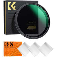 K&amp;F Concept K&F Concept 37mm ND2-ND32 Variálható ND-szűrő - XV38 Nano-X Állítható Natural Density "No X" Filter