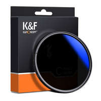 K&amp;F Concept K&F Concept 37mm ND2-ND400 Variálható ND szűrő - Japán Blue (Kék) Optika Állítható objektív filter