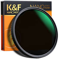 K&amp;F Concept K&F Concept 62mm ND32-ND512 Variálható ND szűrő - Nano-X Állítható Natural Density Filter