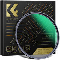 K&amp;F Concept K&F Concept 55mm Black Mist 1/4 szűrő - Nano-X Diffúzió Filter