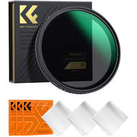 K&amp;F Concept K&F Concept 72mm ND2-ND32 Variálható ND-szűrő - XV38 Nano-X Állítható Natural Density "No X" Filter