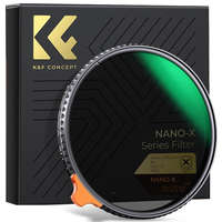 K&amp;F Concept K&F Concept 52mm Black Mist 1/4 & ND2-ND32 Variálható ND-szűrő - Nano-X Natural Density Filter