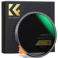 K&amp;F Concept K&F Concept 55mm Black Mist 1/4 & ND2-ND32 Variálható ND-szűrő - Nano-X Natural Density Filter