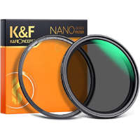 K&amp;F Concept K&F Concept 55mm ND2-ND32 Variálható Mágneses-ND-szűrő - Nano-X Állítható Natural Density "No X" Filter