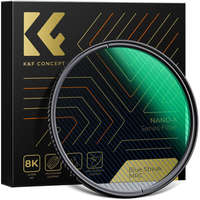 K&amp;F Concept K&F Concept 67mm Anamorfikus Kék-csík Szűrő -Blue Streak Film Filter