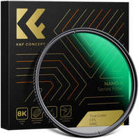 K&amp;F Concept K&F Concept 52mm True Color CPL Polárszűrő -Polarizált MC-CPL Nano-X filter