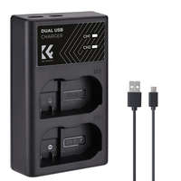 K&F Concept K&F Concept Nikon EN-EL15 Dupla Utazó Gyors-Töltő -USB-C (Type C) Nikon ENEL15 Charger