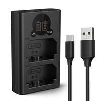 K&F Concept K&F Concept Sony NP-FZ100 Dupla Utazó Gyors-Töltő -USB-C (Type C) Sony FZ100 Charger