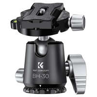 K&F Concept BH-30 Gömb Állványfej -Ballhead (Gyorskioldó-val)
