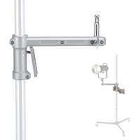 NEEWER NEEWER TS010 Fotós Súdió Állvány Rögzítő Pisztoly markolat Kar -Acél kerekes Fotós állványhoz (1/4" & 5/8" -csavarral)