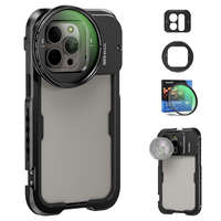 NEEWER NEEWER iPhone 15 Pro Max Fotós Rig-Cage 67mm Objektív-Szűrő Adapterrel - Lens Filter iPhone Átalakító