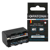 PATONA PATONA Platinum Sony NP-F750 USB-C Akkumulator 7000mAh -Sony Type-C F750 F330 F530 F550 F930 F920