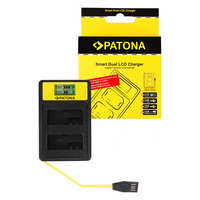 PATONA PATONA Canon LP-E8 Smart Dupla LCD USB Töltő