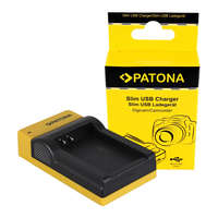PATONA PATONA Slim micro-USB töltő -Canon LP-E12