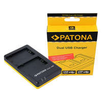 PATONA PATONA Dupla gyorstöltő Sony NP-FZ100 A7 III A7M3 Alpha 7 III A7 R III A7RM3 Alpha 7 R III Sony NP-FZ100 A7 III A7M3 Alpha 7 R III USB-C kábellel együtt
