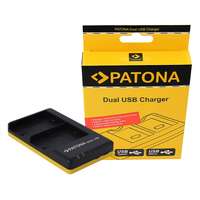 PATONA PATONA Canon LP-E6 Dupla Töltő - LPE6 Akkumulátor USB Dupla Töltő (Charger)