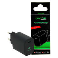 PATONA PATONA Premium PD20W adapter 5V/3A 9V/2.22A 12V/1.67A USB-C PD3.0 QC3.0 fekete