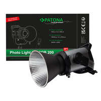 PATONA PATONA Premium Photo Light COB-200 APRC prémium fotólámpa alkalmazással vezérelhető
