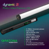 PATONA PATONA Prémium LED RGB Videó Fénycső - 2500-9900K Színes Cső-Videólámpa - 5200mAh