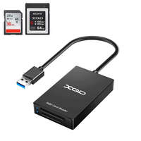 ROCKETEK XQD, SD kártyaolvasó - 2in1 XQD és SD USB 3.0 memóriakártya olvasó és író adapter