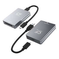 ROCKETEK CFexpress Type B kártyaolvasó - USB-C (Type-C) Aluminium Memóriakártya-olvasó és író