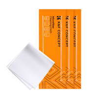 K&F Concept Objektív Tisztító Microfiber Kendő 15x15cm (3db) - Fehér