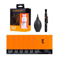 K&amp;F Concept K&F Concept 4in1 Cleaning Kit - LensPen + Körtepumpa + Mikrószálas kendő + Fújó (Objektív tisztító)