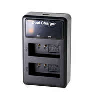 Canon LP-E10 Töltő - Canon LPE10 akkumulátor utazó dupla töltő