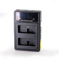 Canon LP-E5 Töltő - Canon LPE5 akkumulátor utazó dupla töltő