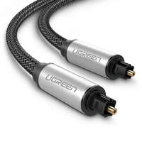 UGREEN UGREEN AV108 Toslink audio optikai kábel, fonott alumínium, 1,5 m (szürke)