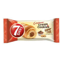 7Days 7DAYS Super Max Cream&Cookies croissant mogyikrém töltelék keksz darab-110g