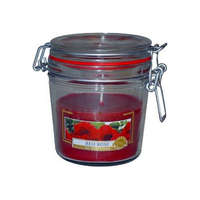 Prometeo Illatgyertya csatos üveg vörös rózsa illat - 110g