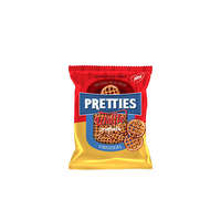 Pretties Pretties waffles sós perec kerék forma - 42,5g