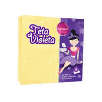 Violeta Violeta szalvéta 2 rétegű, 38x38 cm, sárga - 25 db