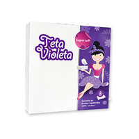 Violeta Violeta szalvéta 2 rétegű 38x38cm, fehér - 25 db
