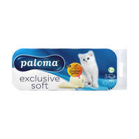 Paloma Paloma Exclusive Soft (sárga) 3 rétegű toalettpapír 10 tekercs