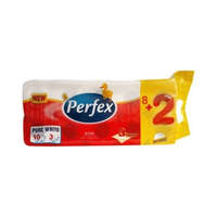 Perfex Perfex 3 rétegű toalettpapír 8+2 tekercs