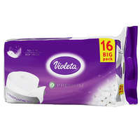 Violeta Violeta toalett papír prémium 3 rétegű, fehér, 16 tekercs