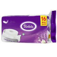 Violeta Violeta prémium 3 rétegű toalettpapír 16 tekercs, levendula-vanília
