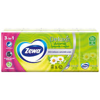 Zewa Zewa Deluxe Camomile Comfort (kamilla) 3 rétegű papírzsebkendő - 10x10 db