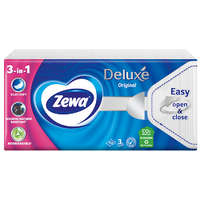 Zewa Zewa Deluxe Classic (fehér) 3 rétegű papírzsebkendő - 90 db
