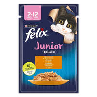 Felix FELIX FANTASTIC junior csirkével aszpikban nedves macskaeledel 85g