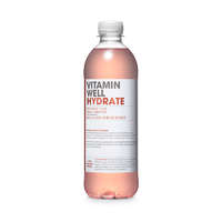 VitaminWell VitaminWell Hydrate rebarbara és eper ízű üdítőital - 500ml