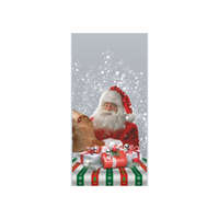 Mikulás zacskó ajándékdobozok mintával 150*350*0,02.MM - 100db/cs